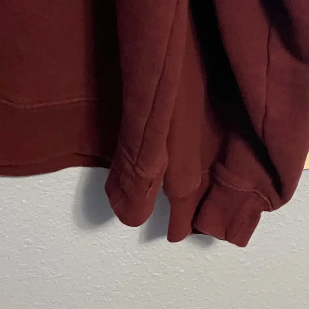 Vintage Minnesota Golden Gophers Quarter-Zip Pullover Sweatshirt Maroon Yellow M